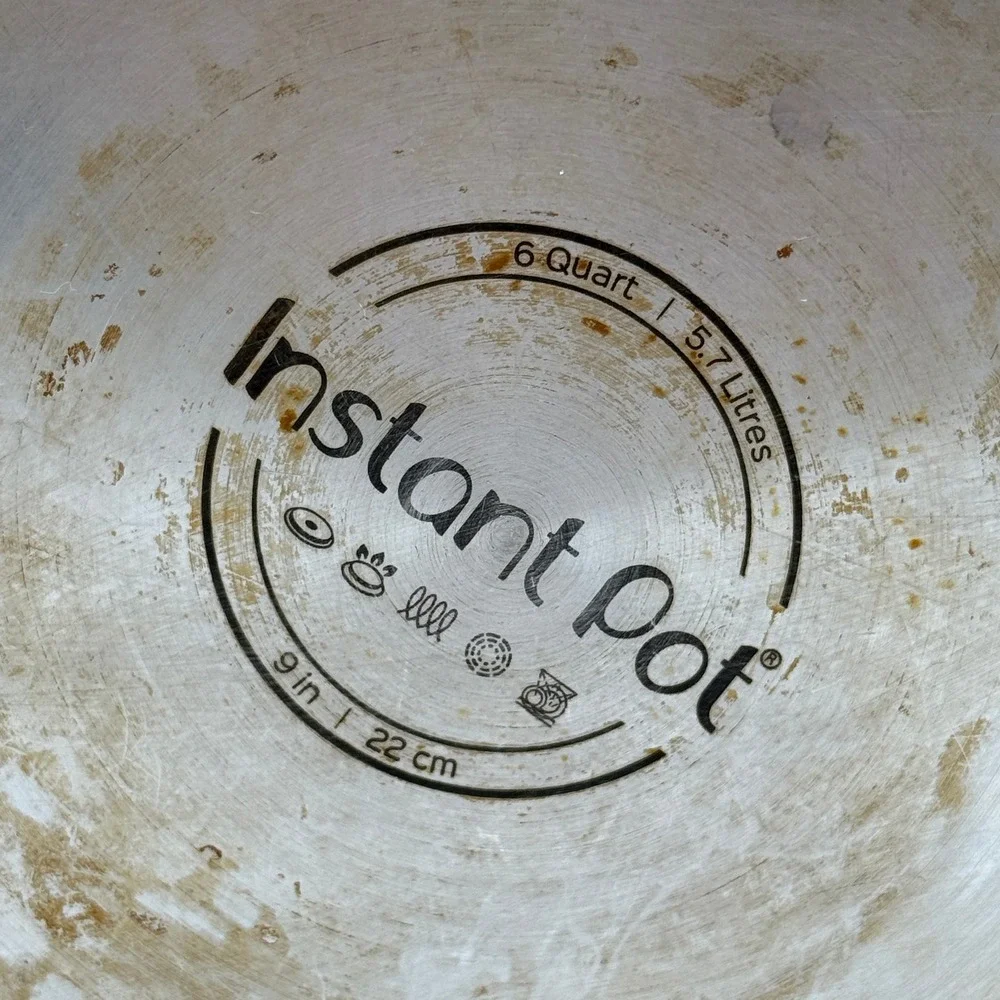 Instant Pot Inner Cooking Pot 6 Qt Stainless Handles Trivet AN1936 OEM